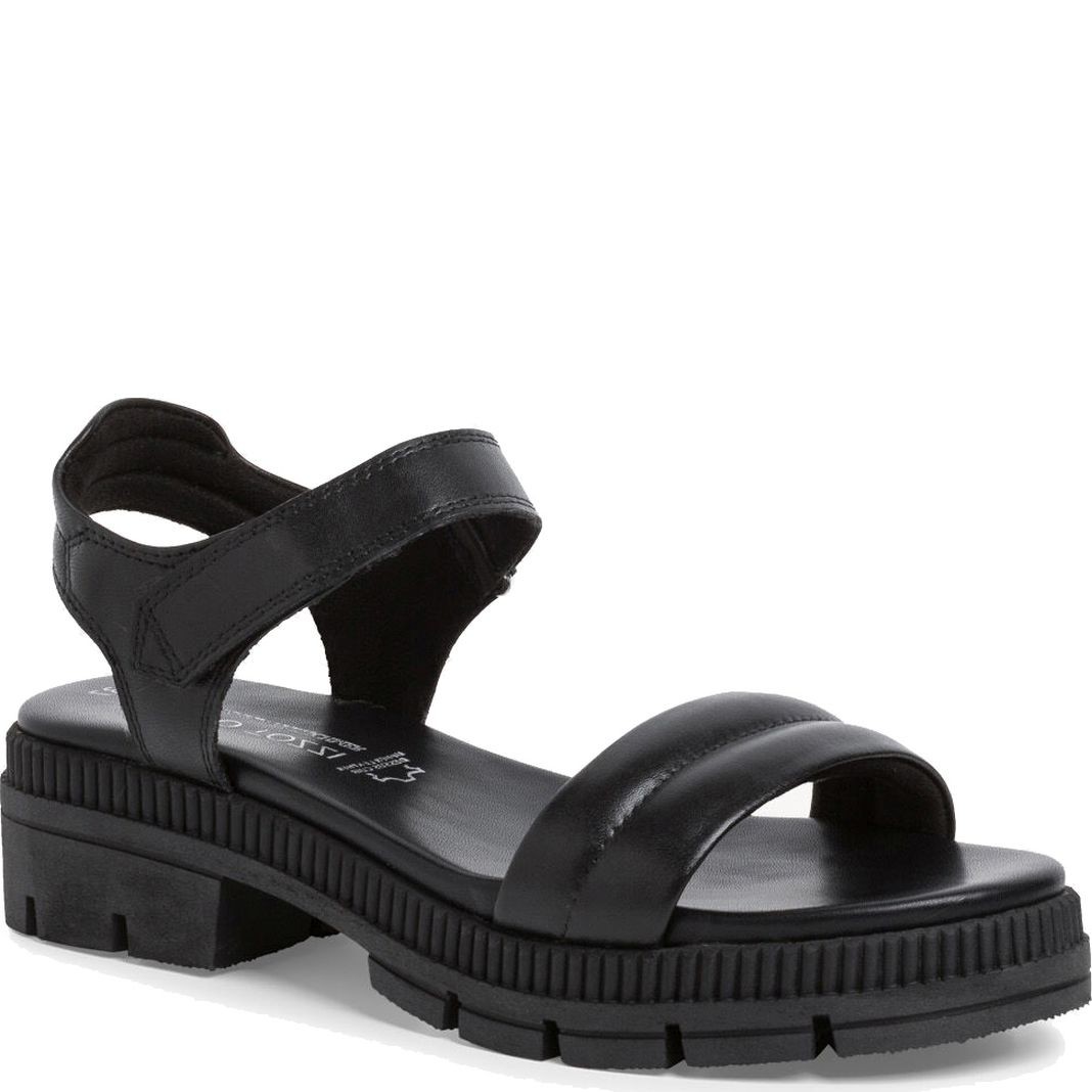 MARCO TOZZI Basutės moterims, Juoda, SANDALS 1