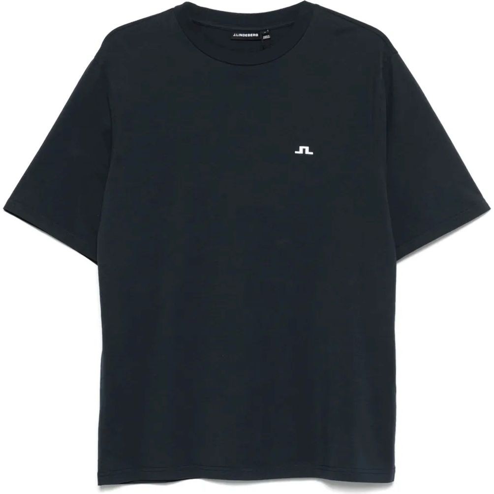 J.LINDEBERG Marškinėliai trump. rankovėmis vyrams, Mėlyna, Parcy organic logo tee