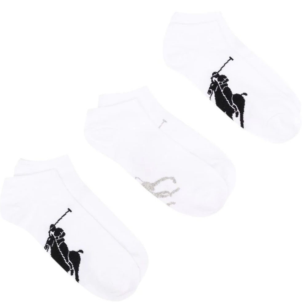 POLO RALPH LAUREN UW Kojinės vyrams, Balta, Bpp sole 3-pack socks 1