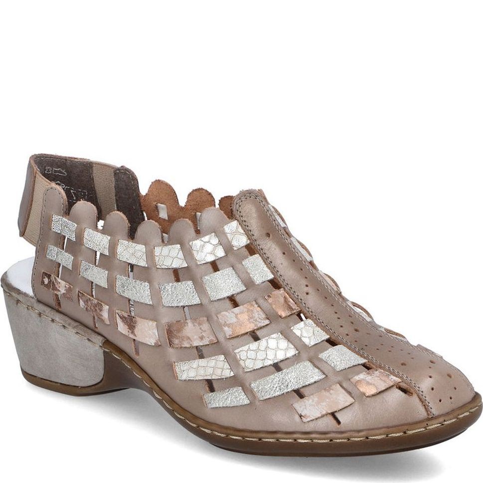 RIEKER Bateliai - moterims, Pilka 1