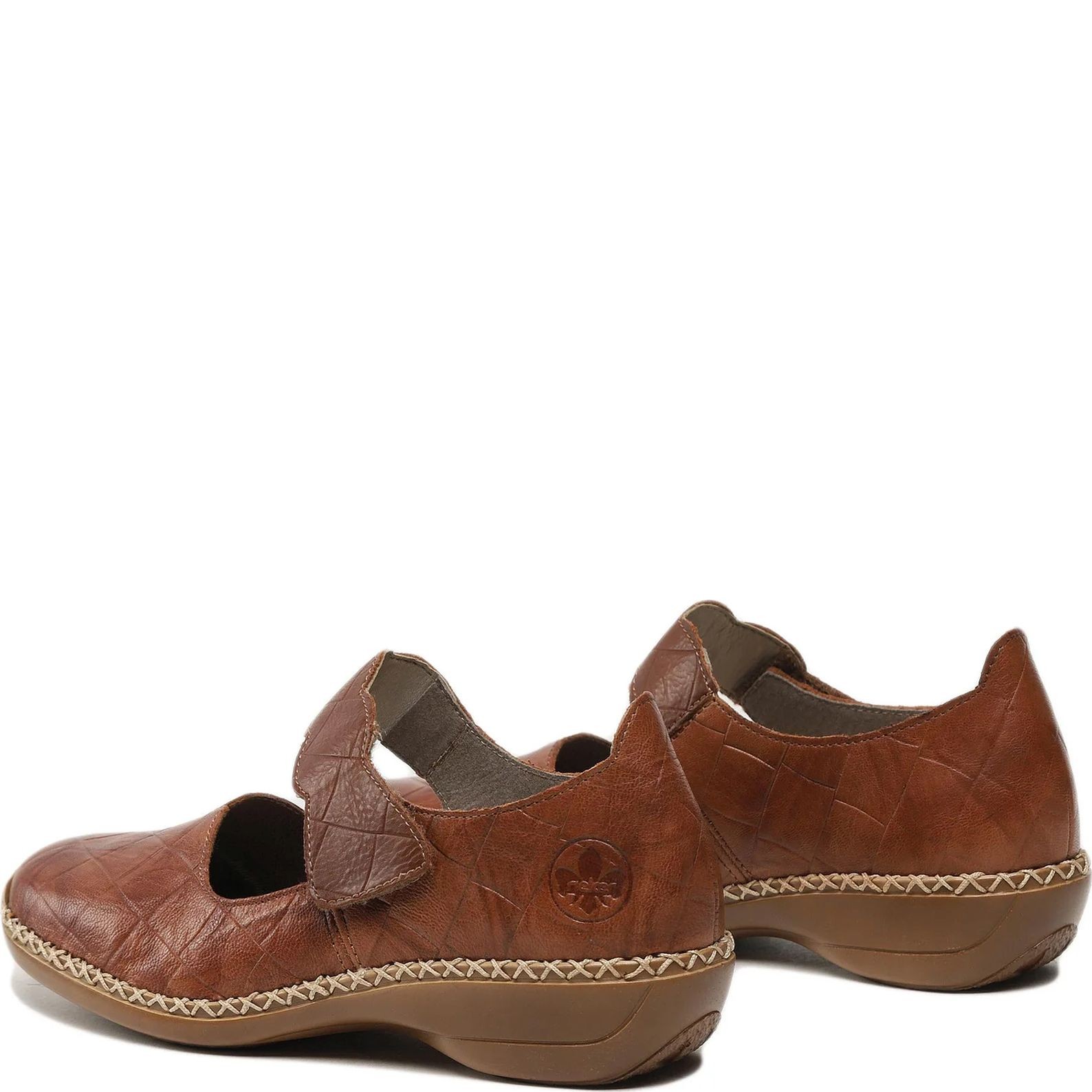 RIEKER Laisvalaikio bateliai moterims, Ruda, Bateliai 3