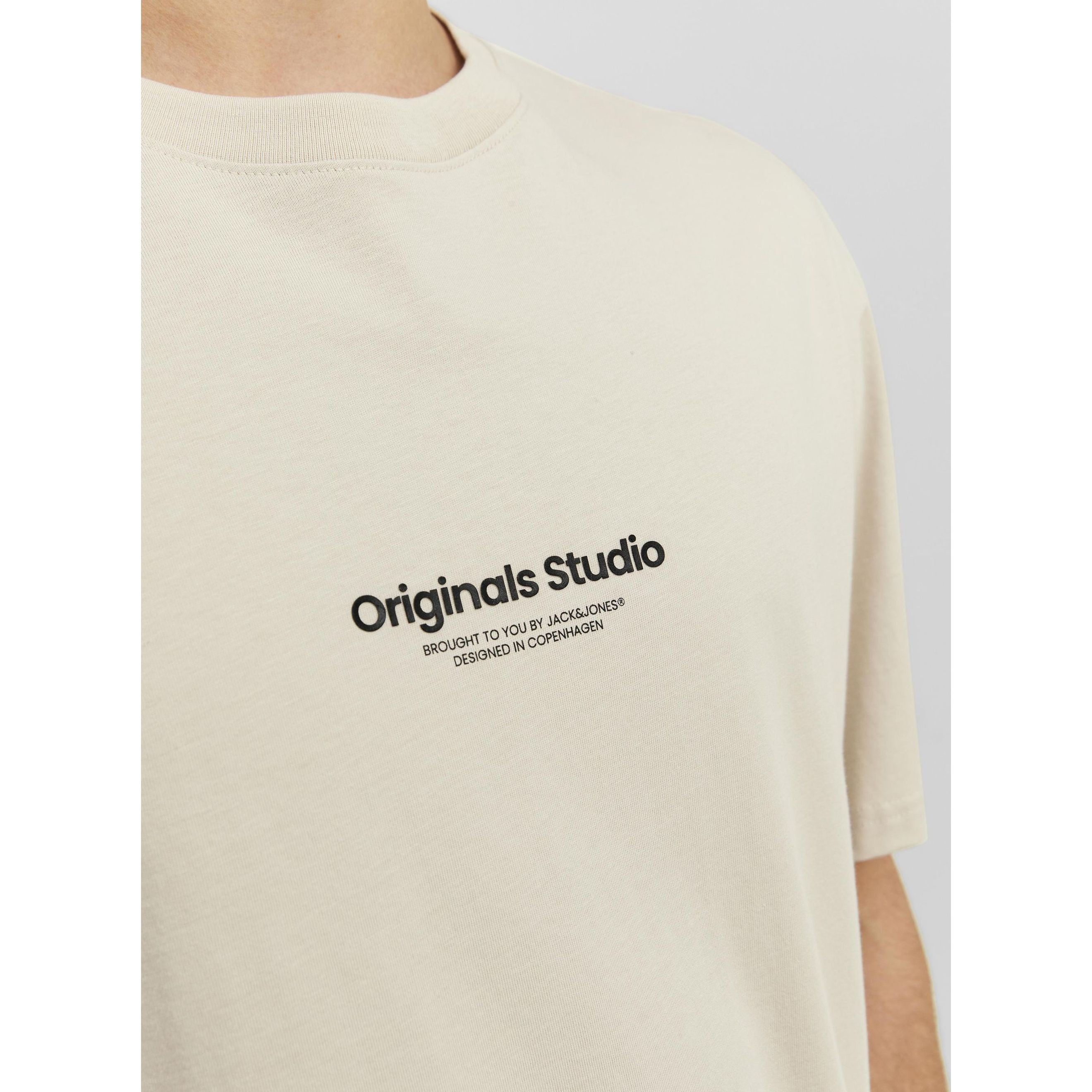 JACK & JONES Marškinėliai vyrams, Smėlio, JORVESTERBRO TEE SS 6