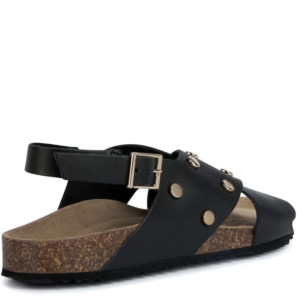 GEOX Basutės moterims, Juoda, BRIONIA SANDALS 4