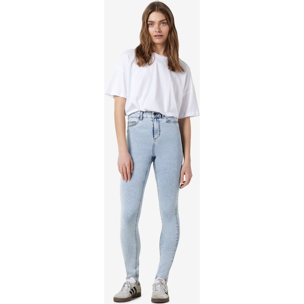 NOISY MAY Slim džinsai moterims, Mėlyna, Nmcallie slim 4