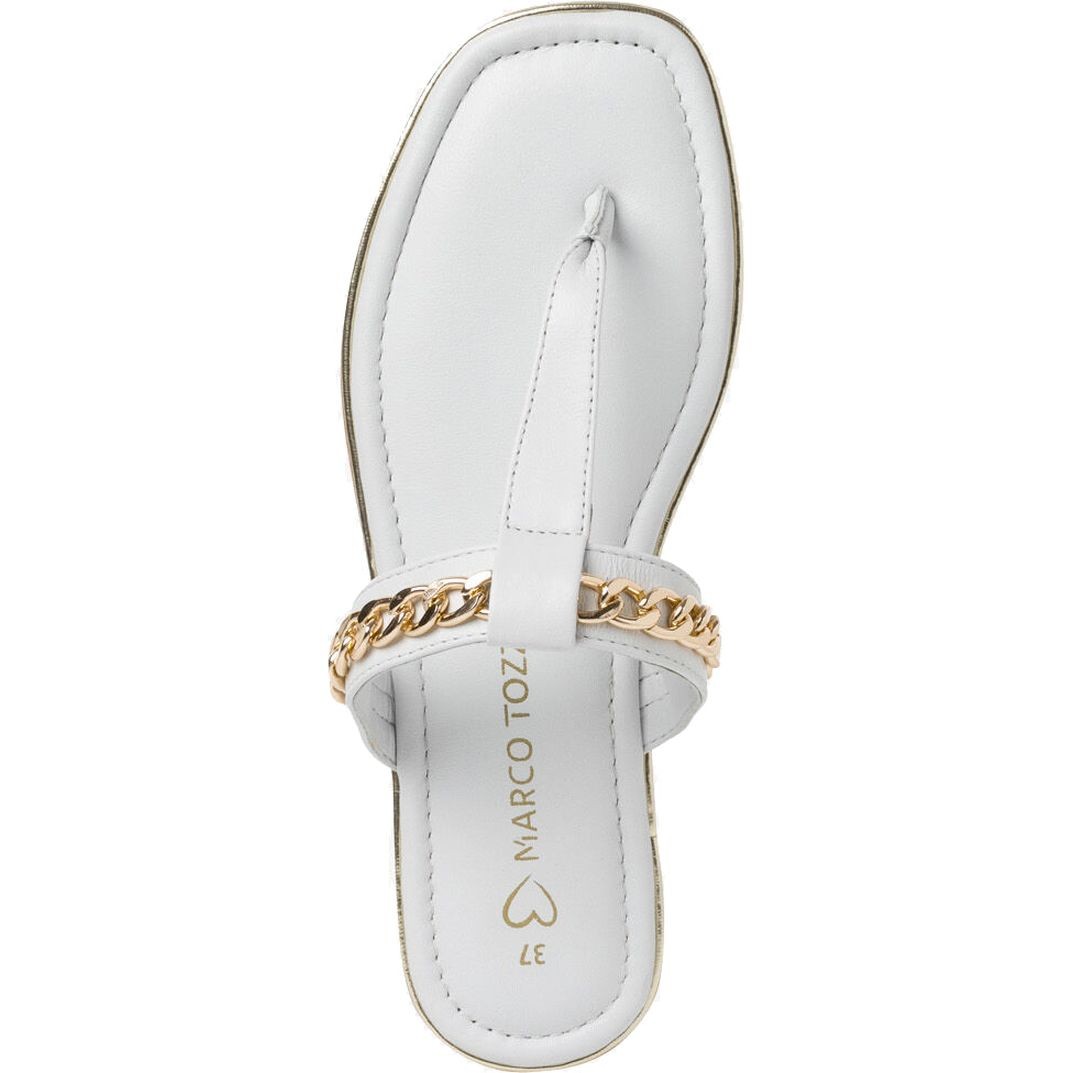 MARCO TOZZI Šlepetės moterims, Balta, SLIPPERS 4