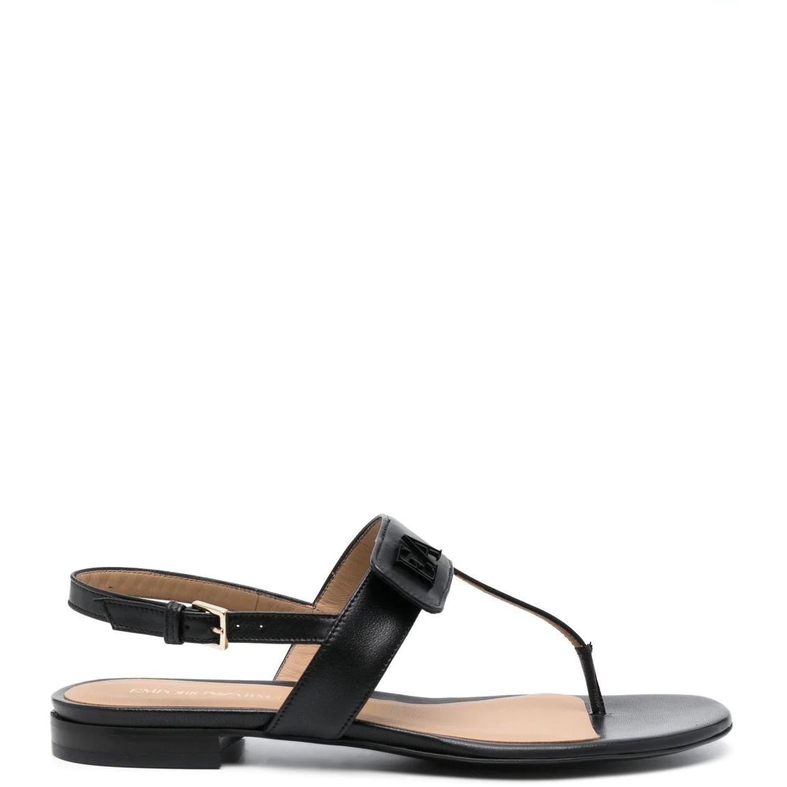 EMPORIO ARMANI Basutės moterims, Juoda, Sandal 2