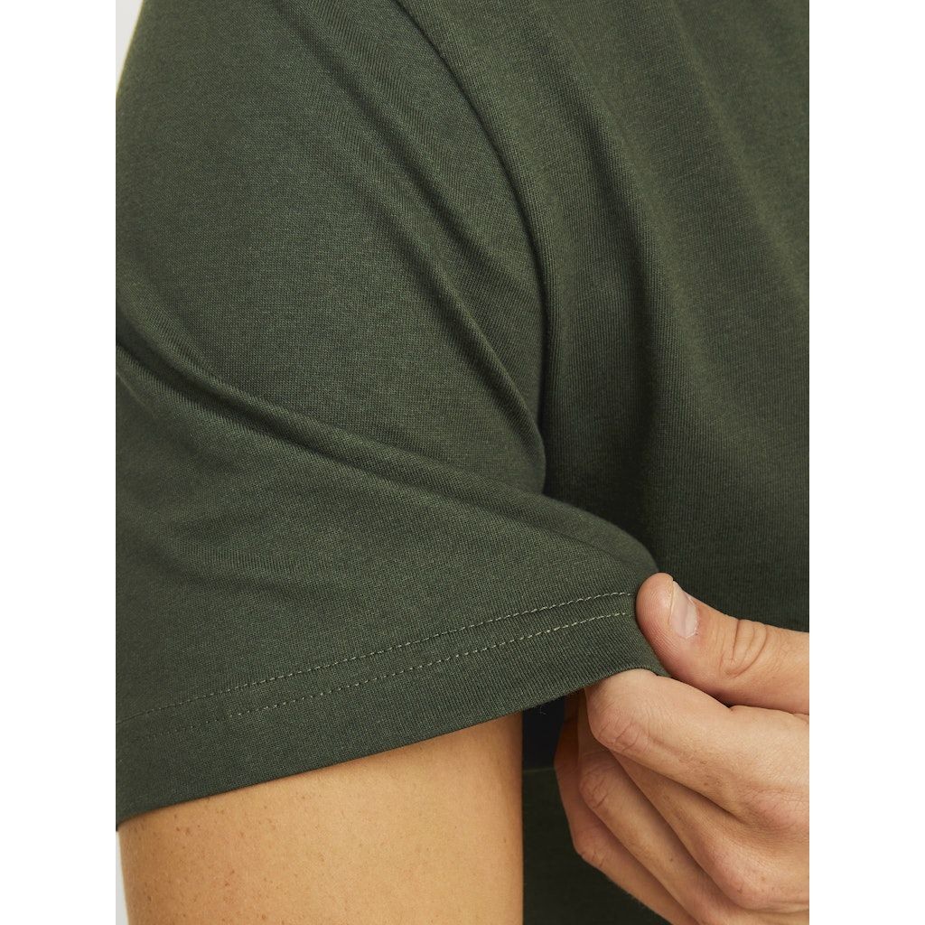 JACK & JONES Marškinėliai vyrams, Chaki, Hak kai tee 6