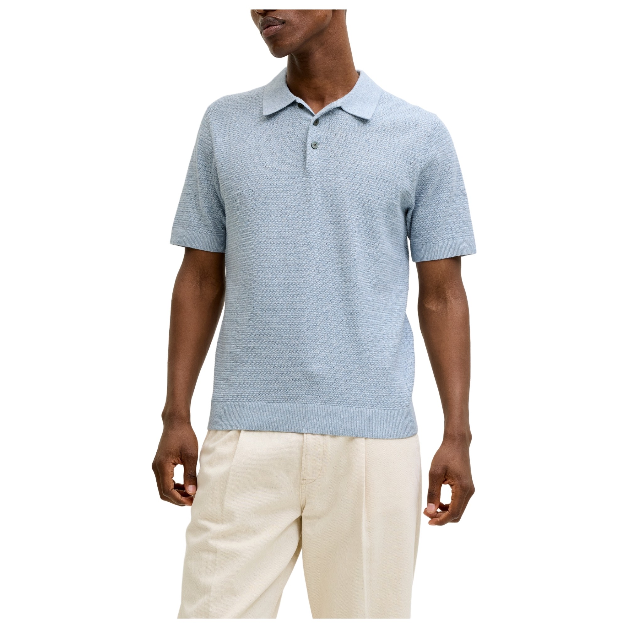 JACK & JONES Megzta palaidinė vyrams, Mėlyna, Riley polo 3