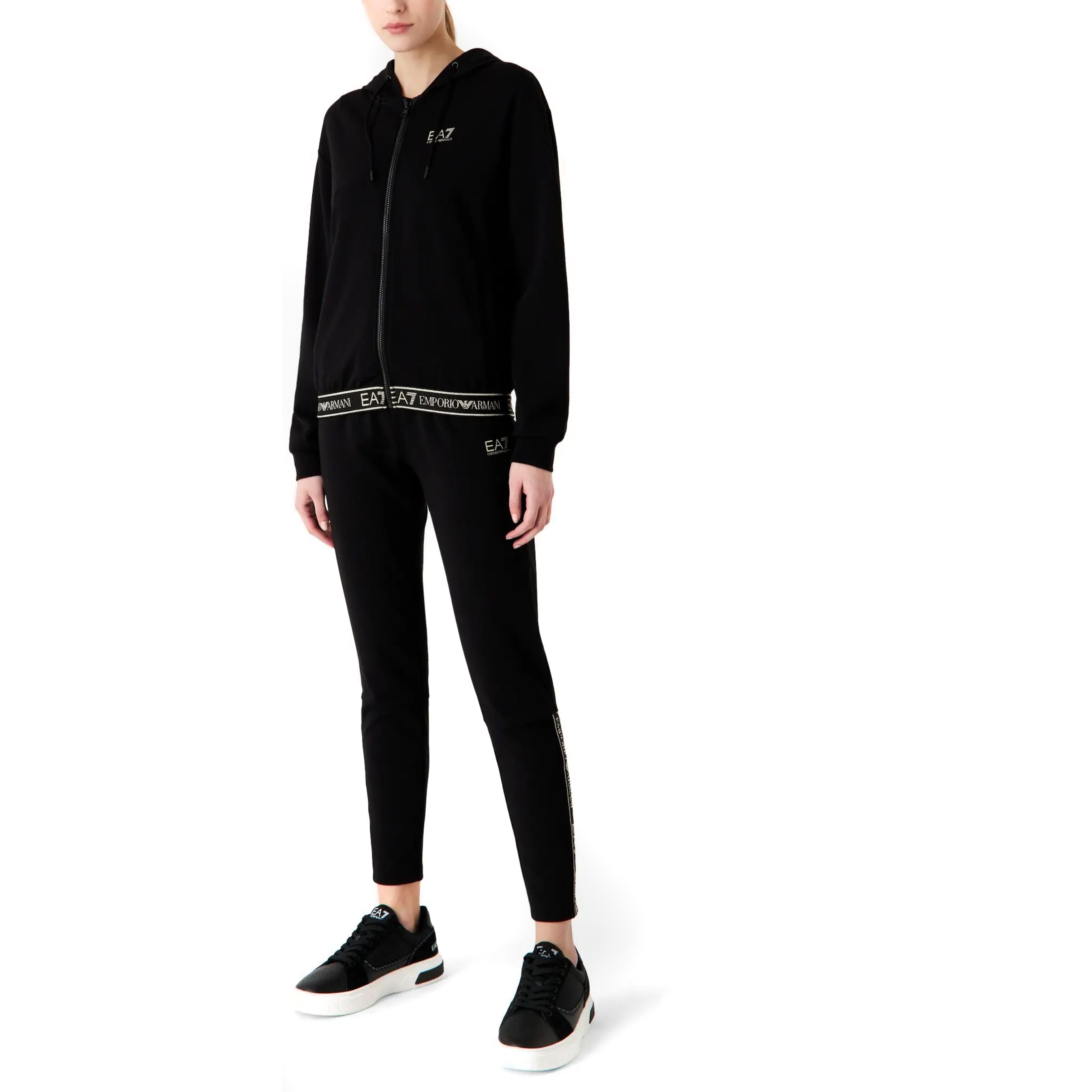 EA7 Sportinis kostiumas moterims, Juoda, Tracksuit 3