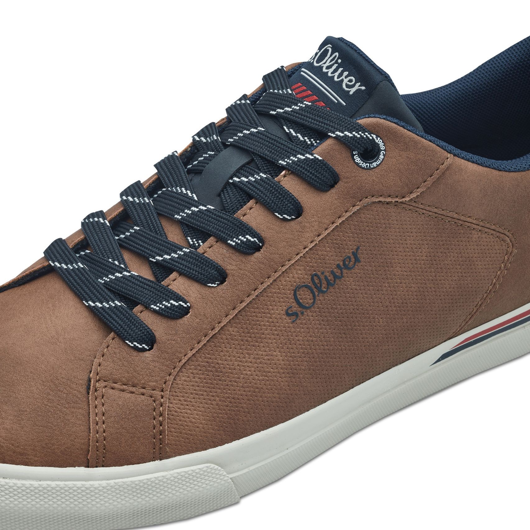 S.OLIVER Laisvalaikio bateliai vyrams, Ruda, Men Lace-up 6