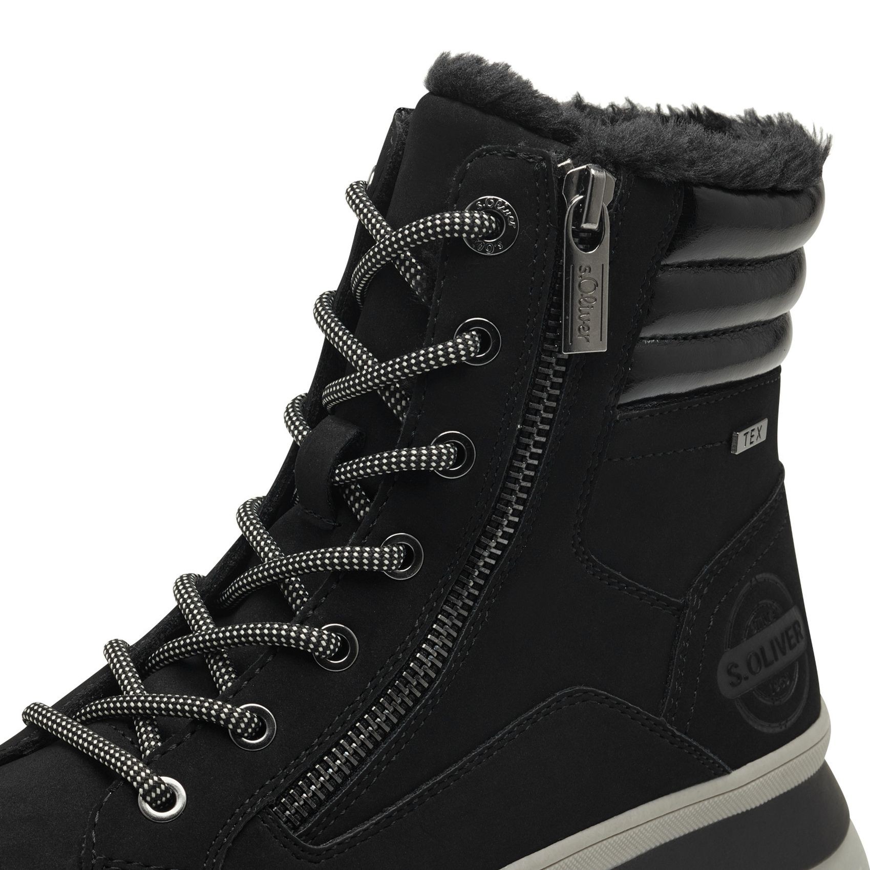 S.OLIVER Aulinukai moterims, Juoda, Booties 6