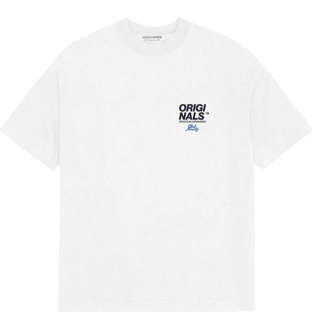 JACK & JONES Marškinėliai vyrams, Balta, JORSTAR TEE SS CREW 1