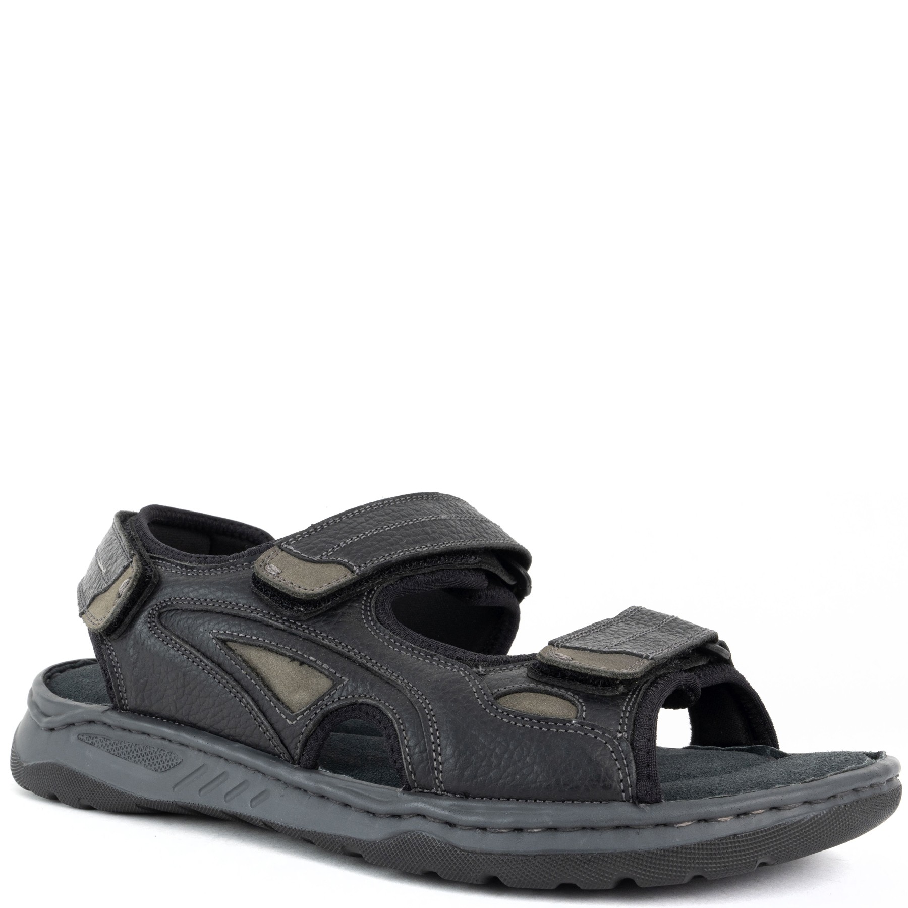 GRUNER SCHUHE Basutės vyrams, Juoda, Sandals 1