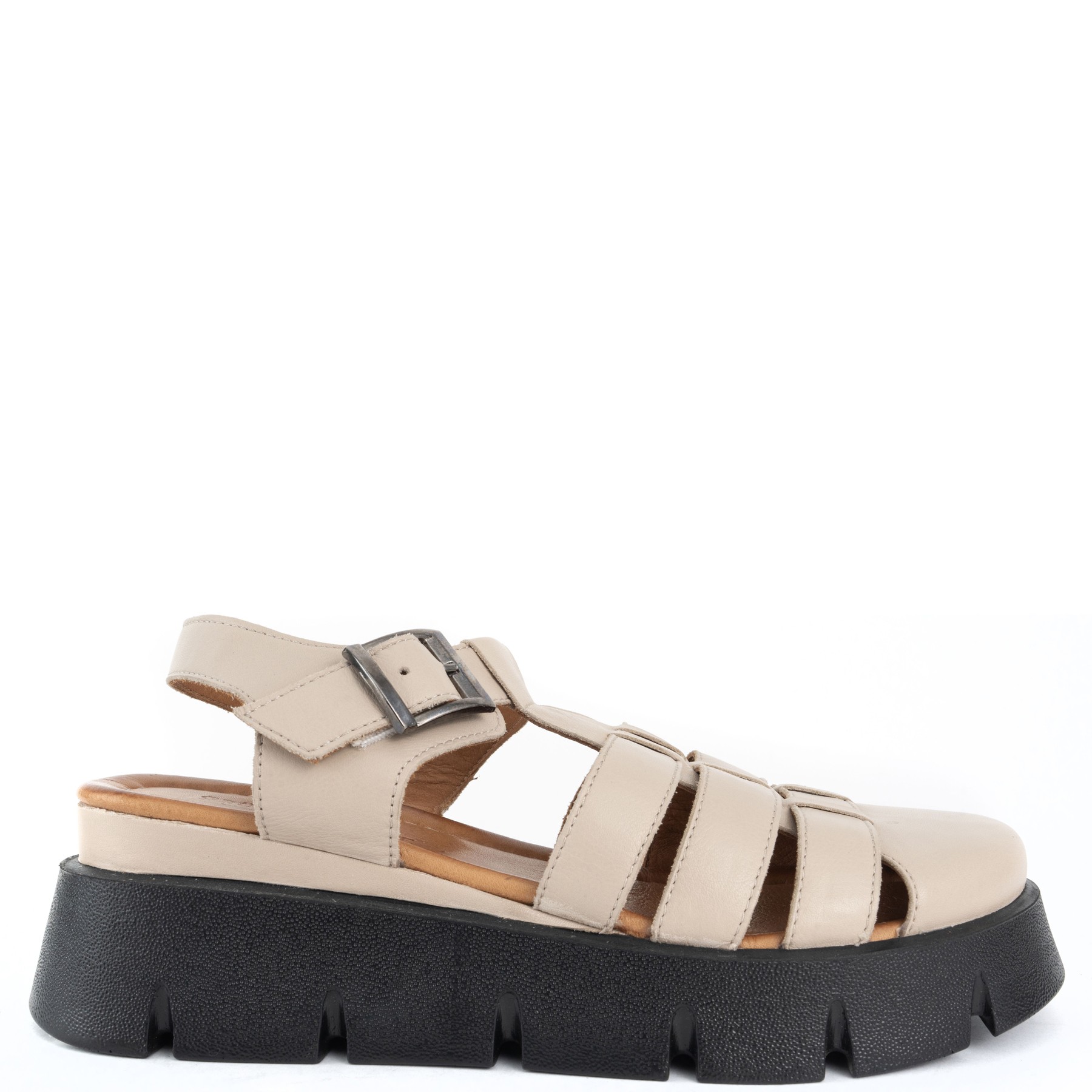 GRUNER SCHUHE Basutės moterims, Smėlio, Sandals 2