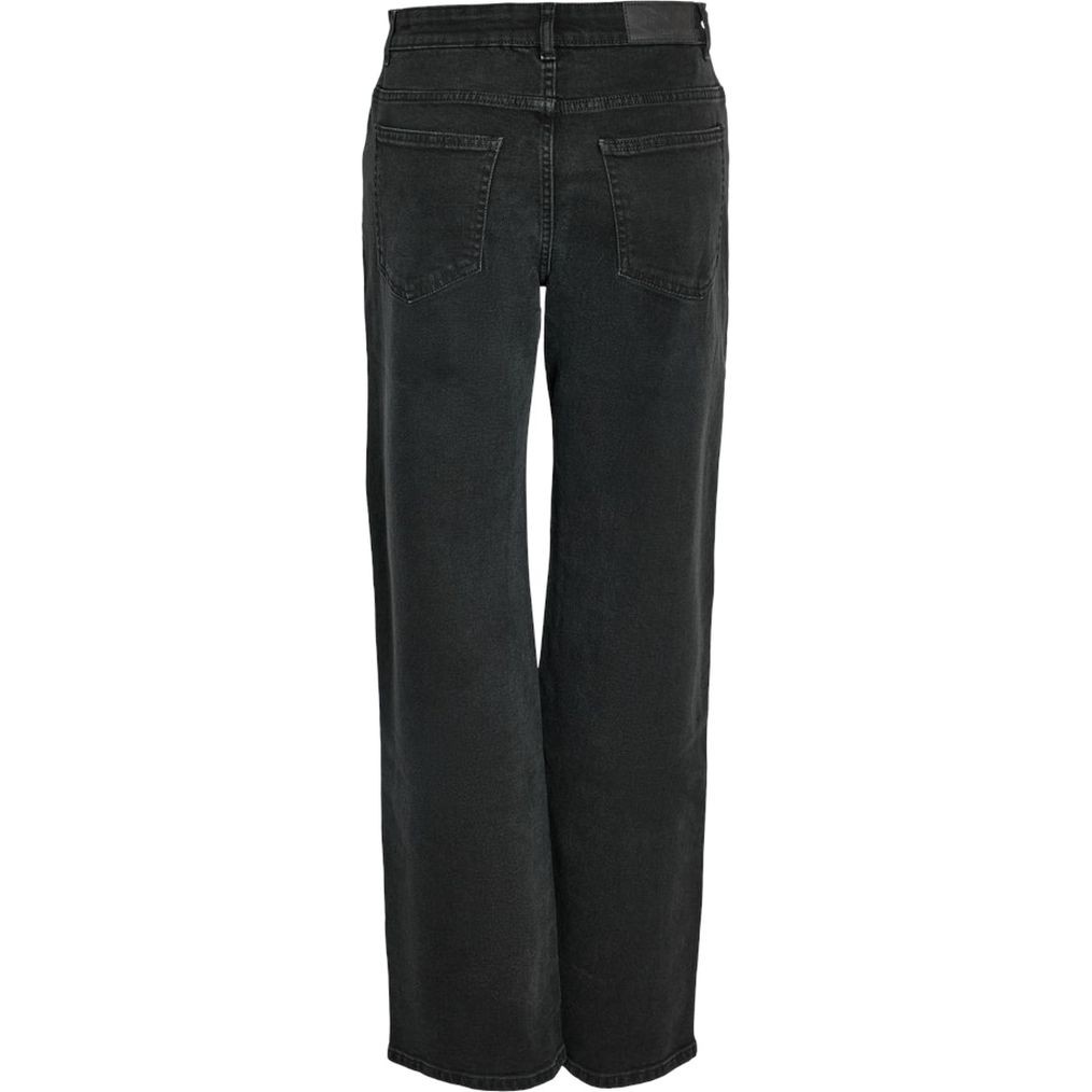 NOISY MAY Platūs džinsai moterims, Juoda, Yolanda wide jeans black 7