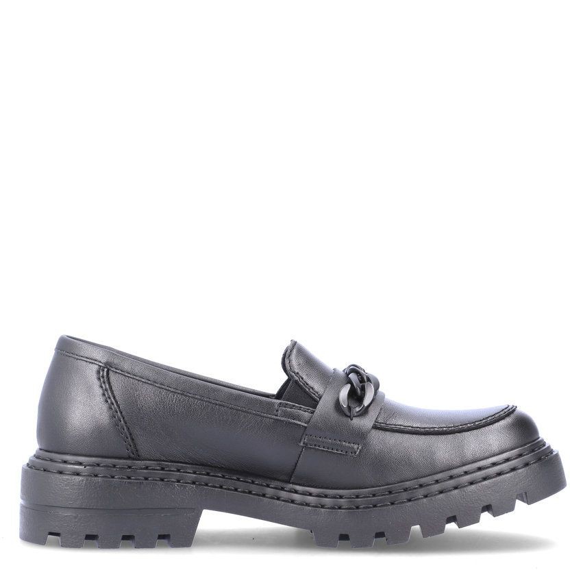 RIEKER Loaferiai moterims, Juoda, LOAFERS 5