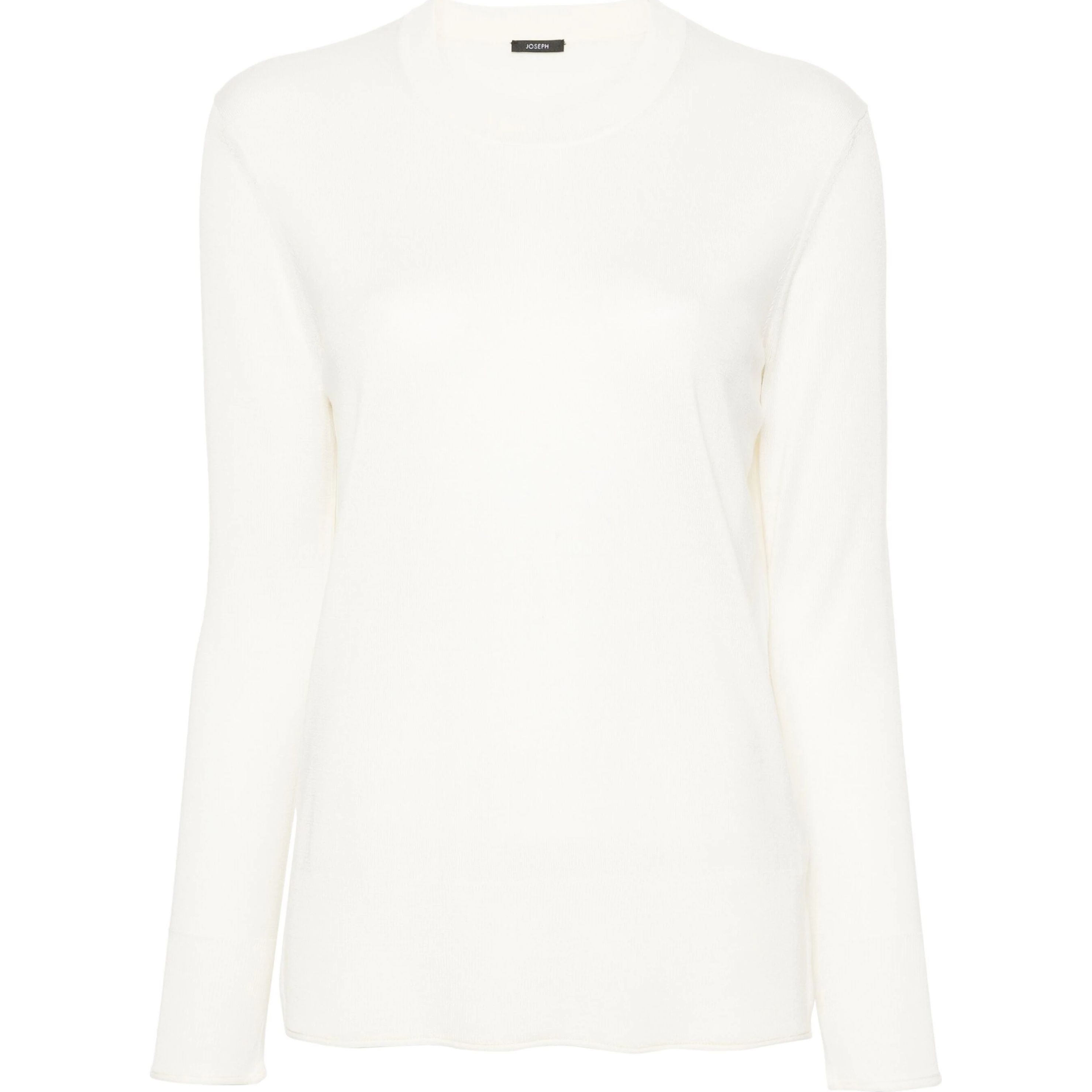 JOSEPH Megztinis moterims, Balta, Rd nk super fine merino se