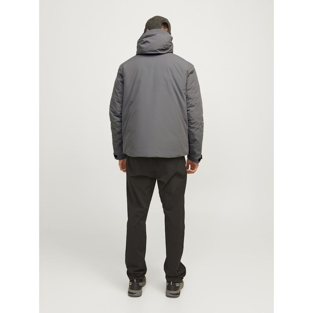 JACK & JONES Lengva striukė vyrams, Pilka, Summit padded shell jacket 6