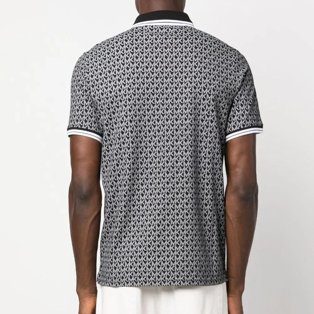 MICHAEL KORS Polo marškiniai trumpos rank. vyrams, Juoda, Mk sig greenwich polo 4