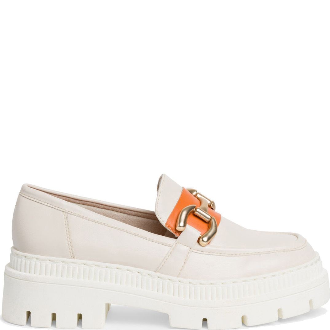 MARCO TOZZI Loaferiai moterims, Smėlio, LOAFERS 2