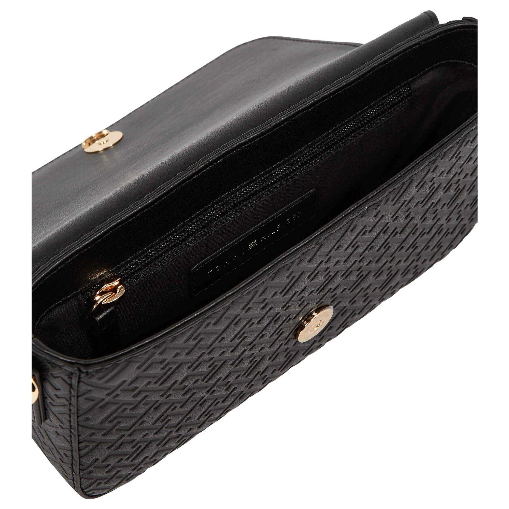 TOMMY HILFIGER Rankinė per petį moterims, Juoda, TH icon conv crossover mono 3