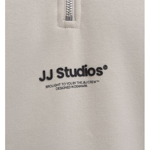 JACK & JONES Megztinis vyrams, Smėlio, Soho sweat zip 2