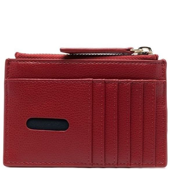 TOMMY HILFIGER Piniginė moterims, Raudona, LIFE LONG CC WITH ZIP 2