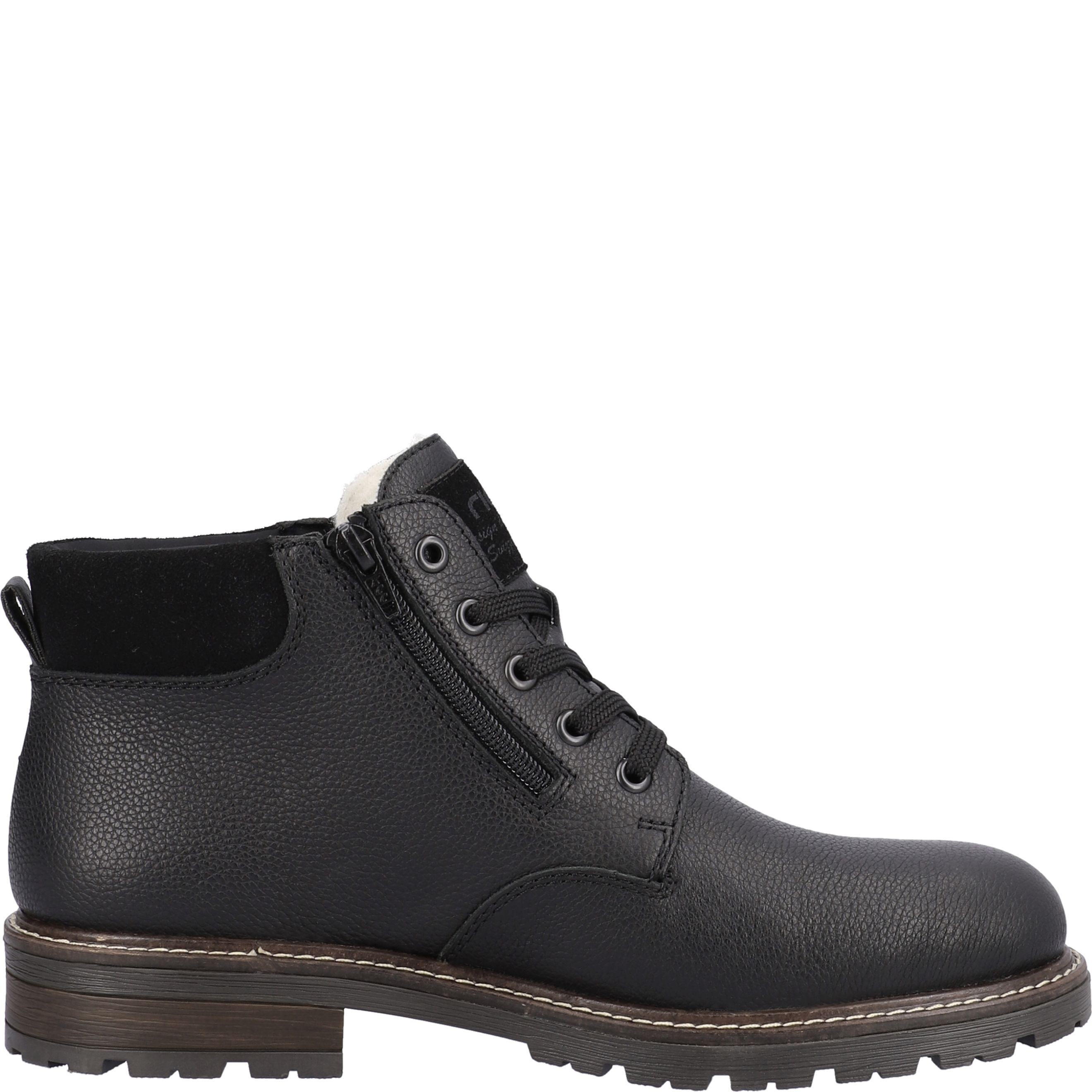 RIEKER Aulinukai vyrams, Juoda, BOOTIES 5
