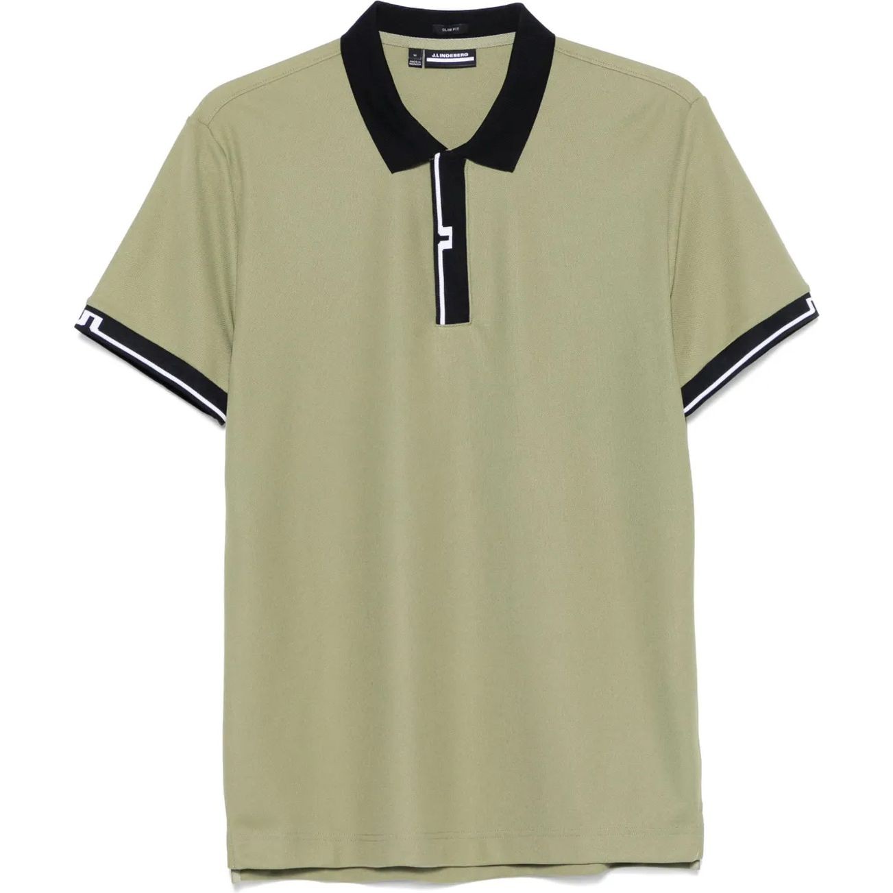 J.LINDEBERG Polo marškiniai trumpos rank. vyrams, Žalia, Bay slim polo