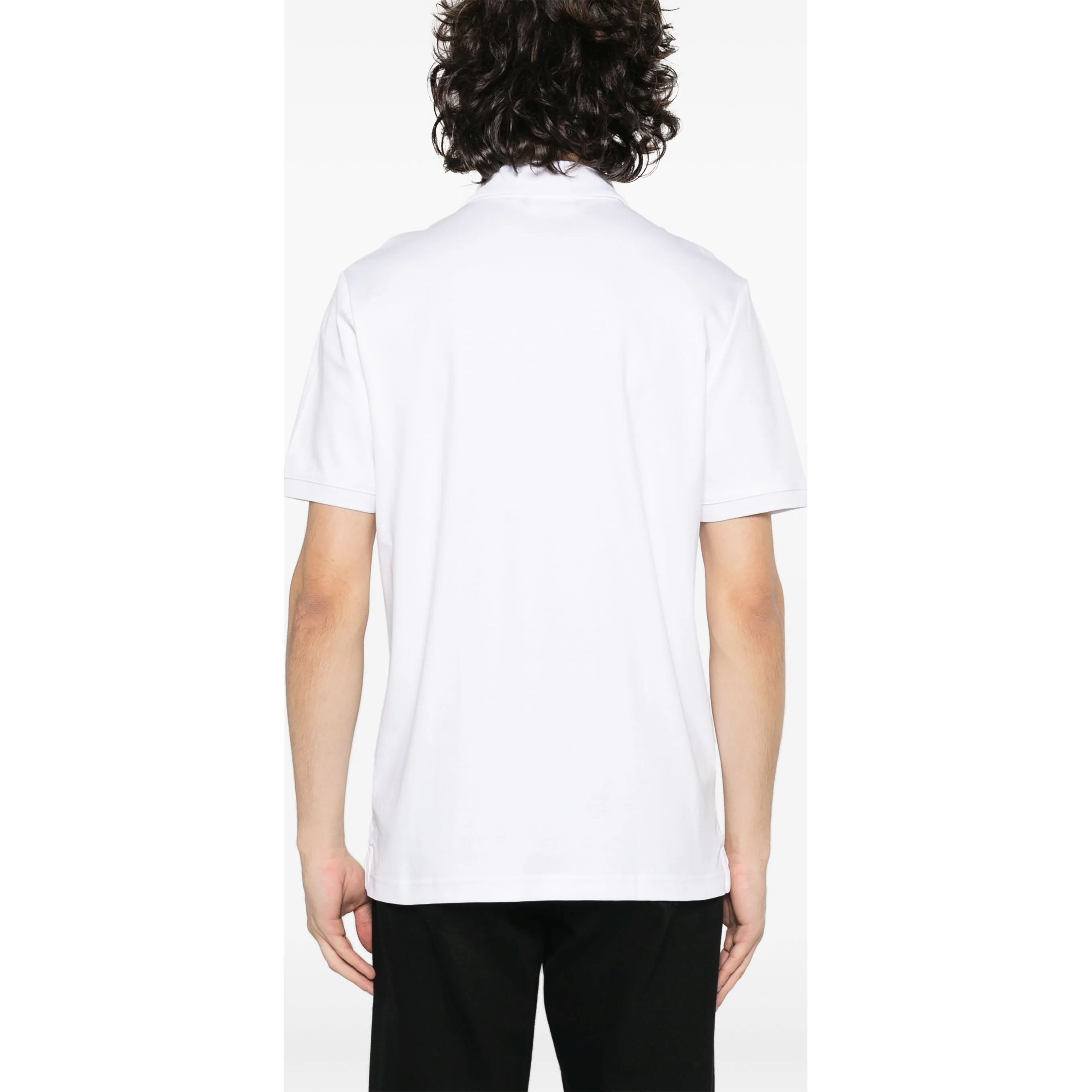 CALVIN KLEIN Polo marškiniai trumpos rank. vyrams, Balta, S/s polo 3