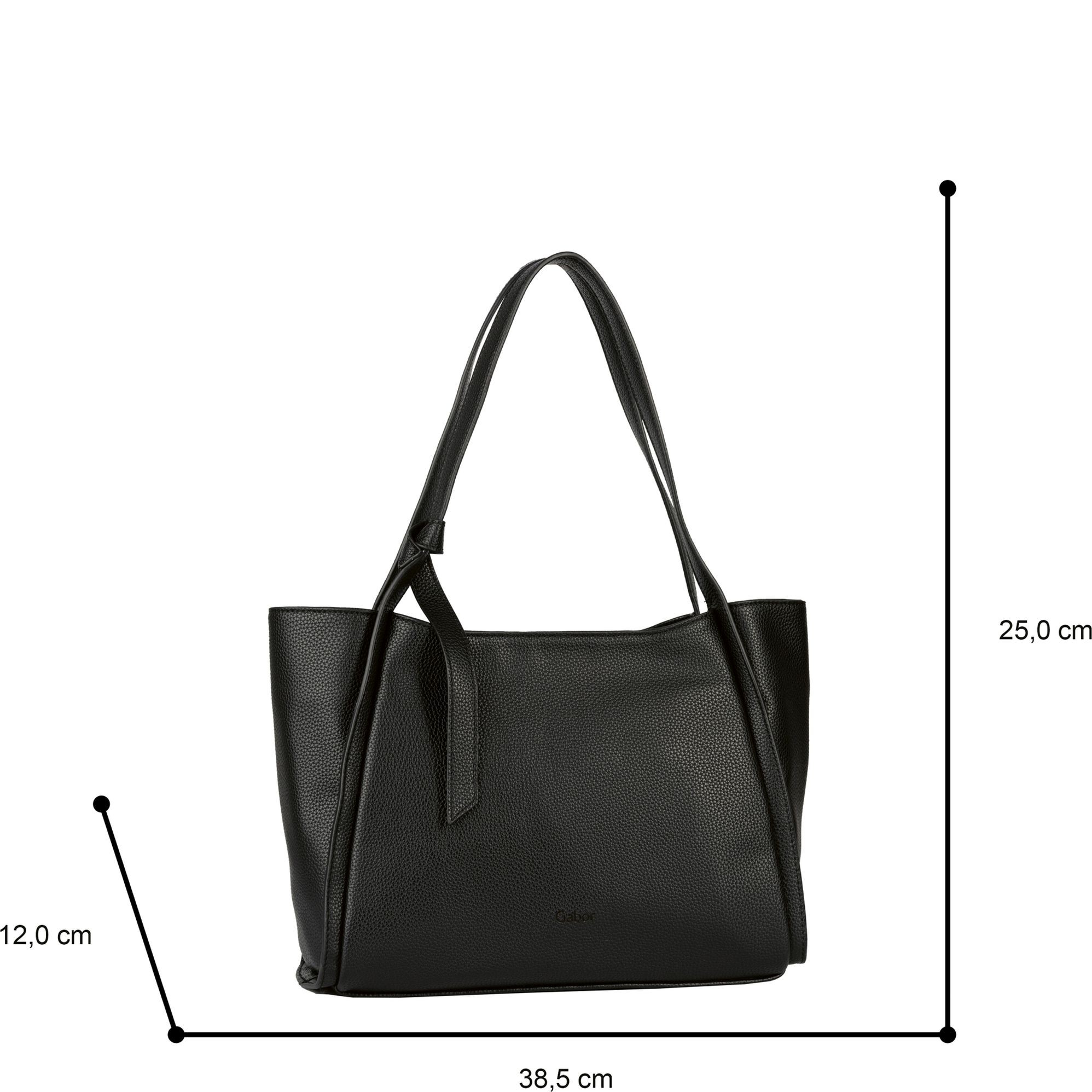 GABOR Pirkinių krepšys moterims, Juoda, Laci tote bag 4