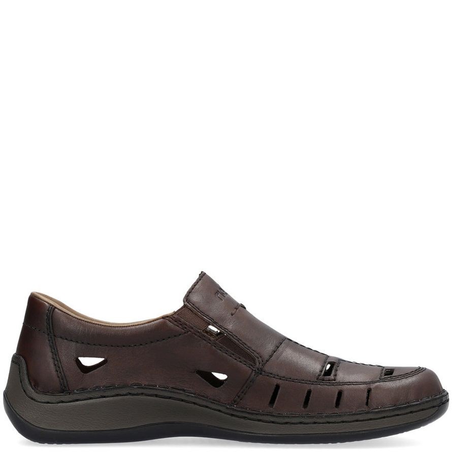 RIEKER Basutės vyrams, Ruda, SANDALS 7