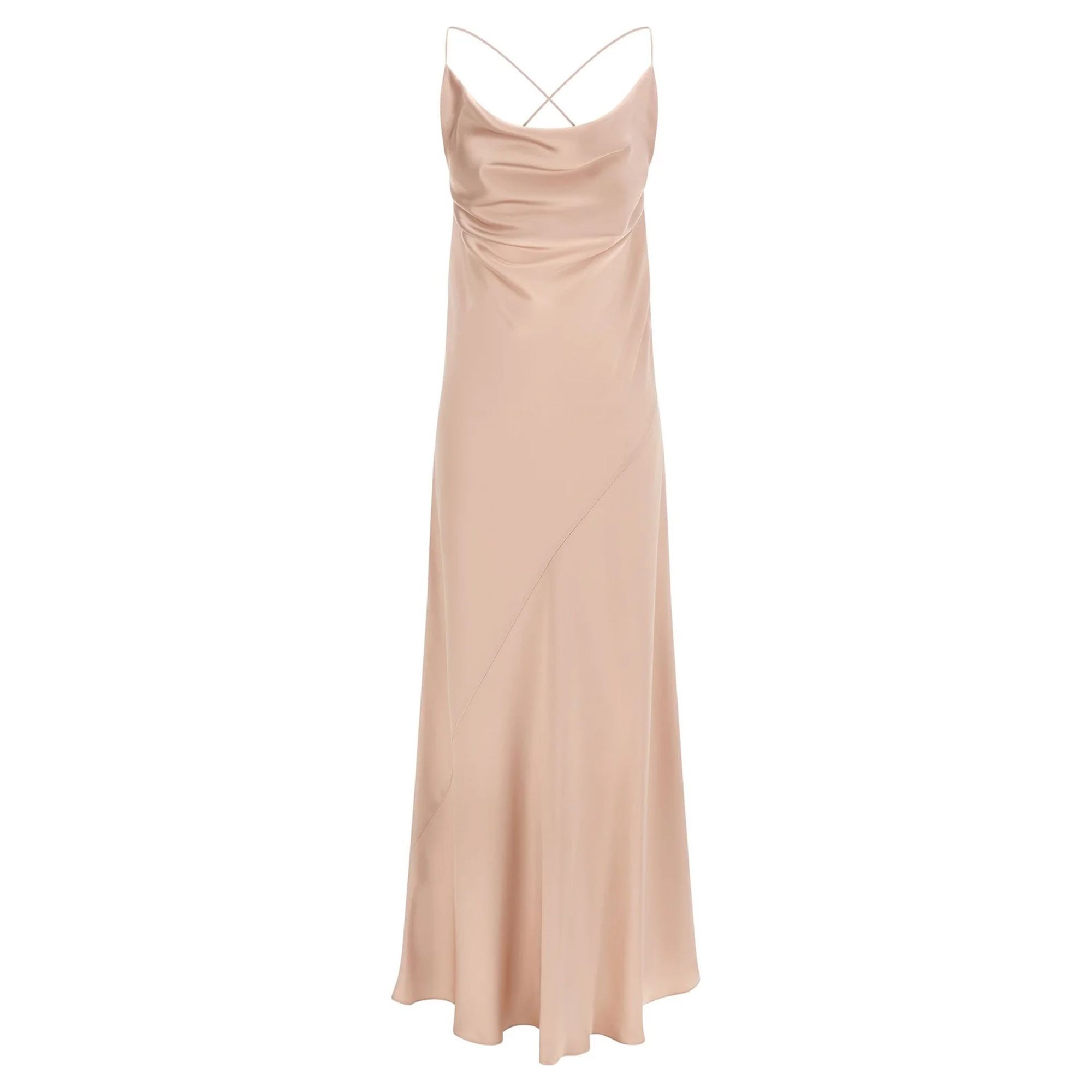 PINKO Maxi suknelė moterims, Rožinė, Farro dress 1
