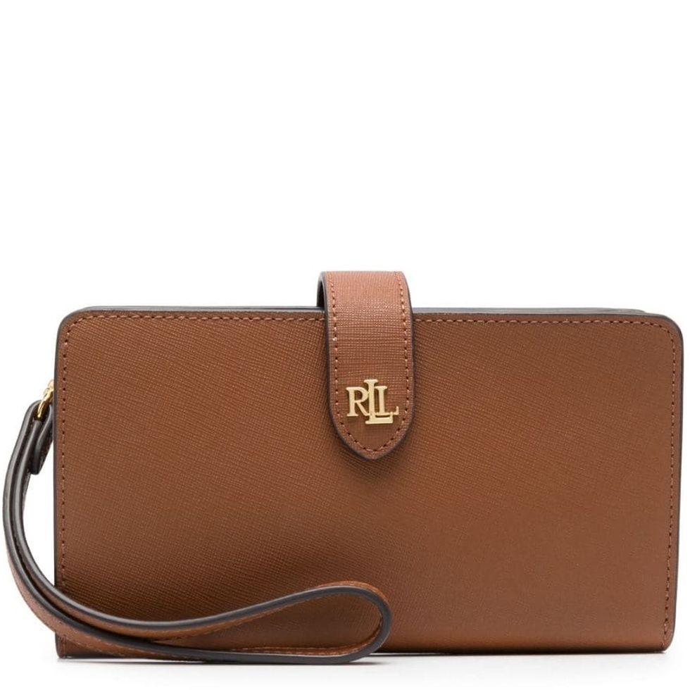 LAUREN RALPH LAUREN Telefono, plančetės dėklas moterims, Ruda, Tech wristlt tech case 1