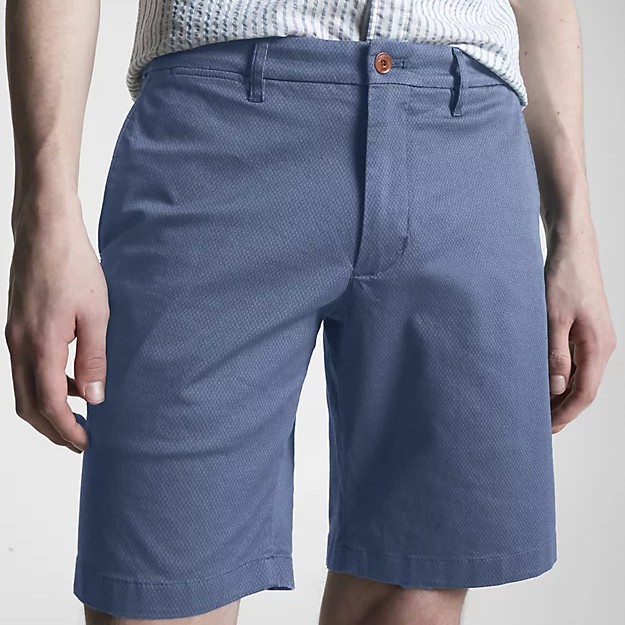 TOMMY HILFIGER Šortai vyrams, Mėlyna, Brooklyn printed structure 2