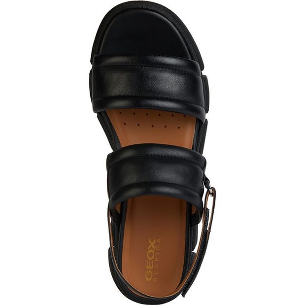 GEOX Basutės moterims, Juoda, Lisbona sandals 5