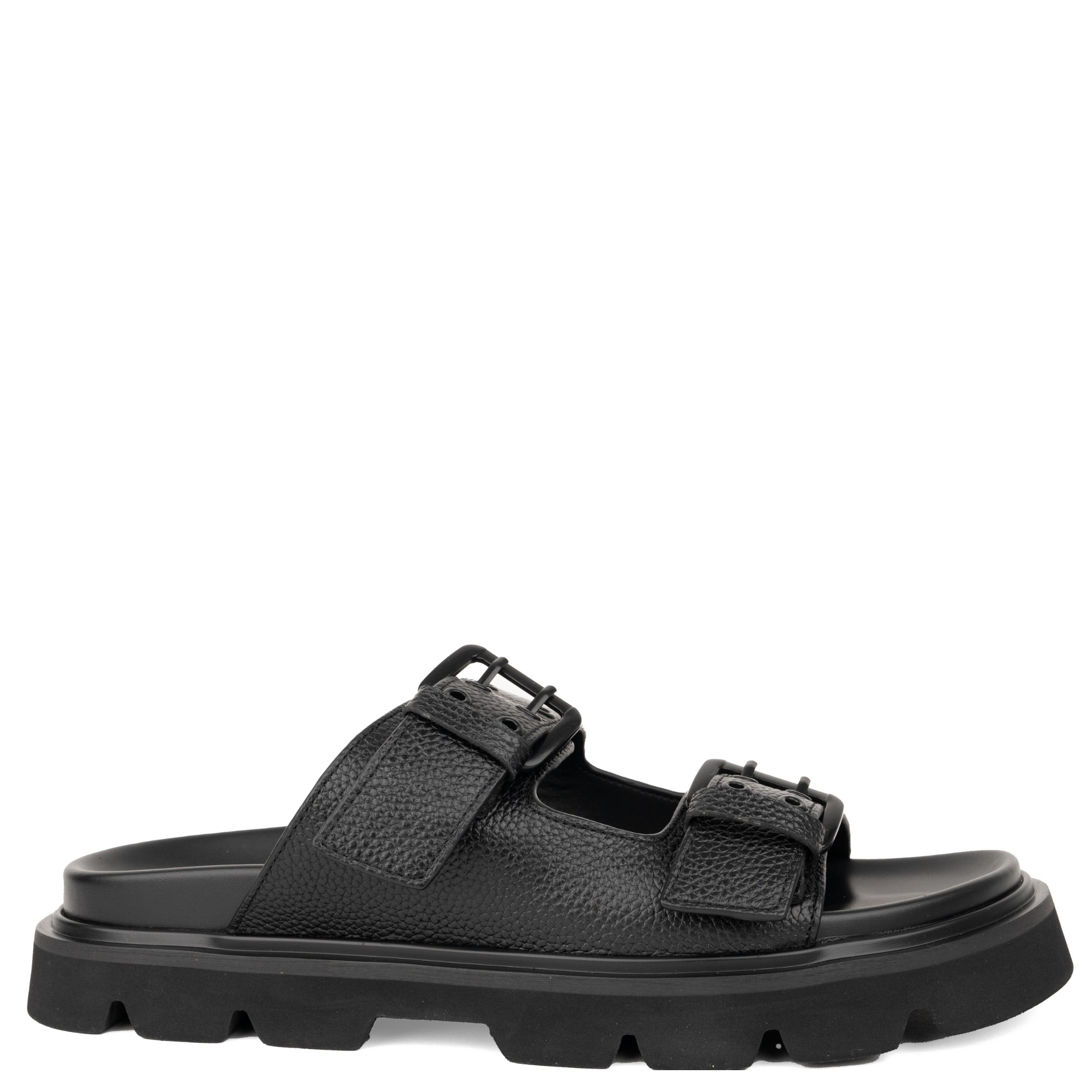 SERGIO MORETTI Šlepetės vyrams, Juoda, Slippers 2