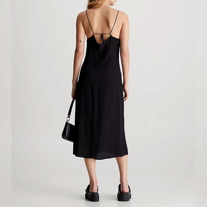 CALVIN KLEIN JEANS Mini suknelė moterims, Juoda, Flare dress 3