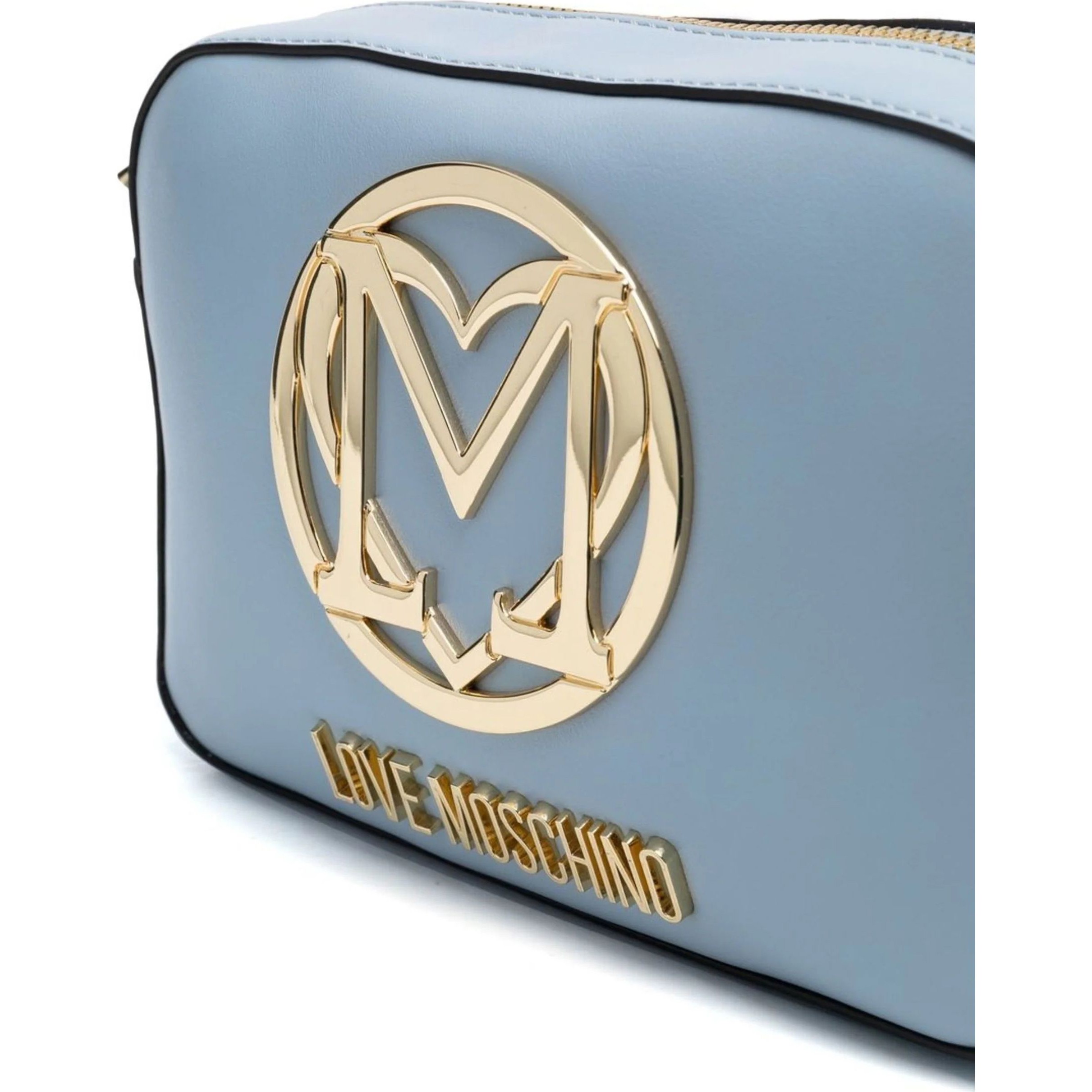 LOVE MOSCHINO Rankinė per petį moterims, Mėlyna, Crossbody 3