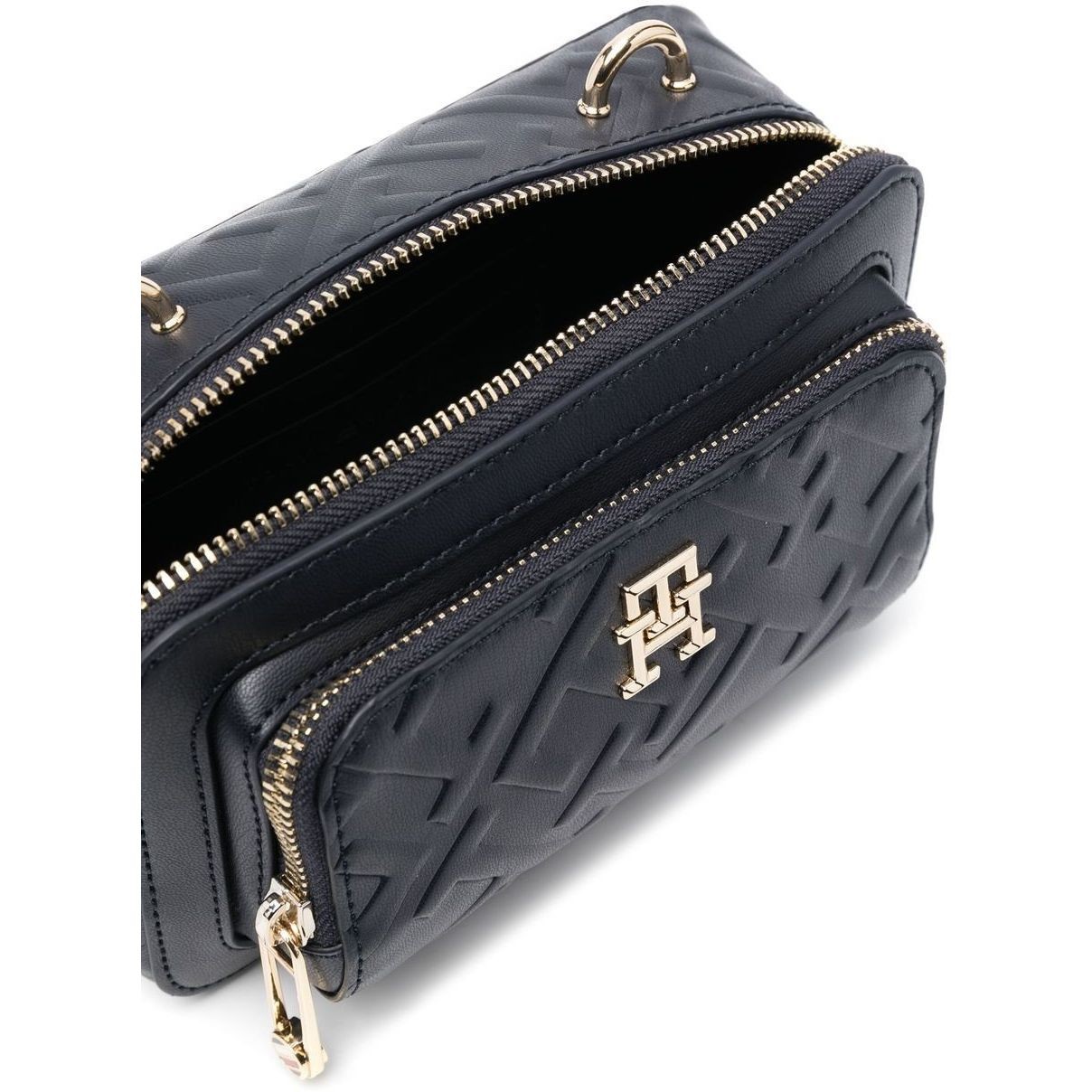 TOMMY HILFIGER Rankinė per petį moterims, Mėlyna, ICONIC CAMERA BAG MONO 4