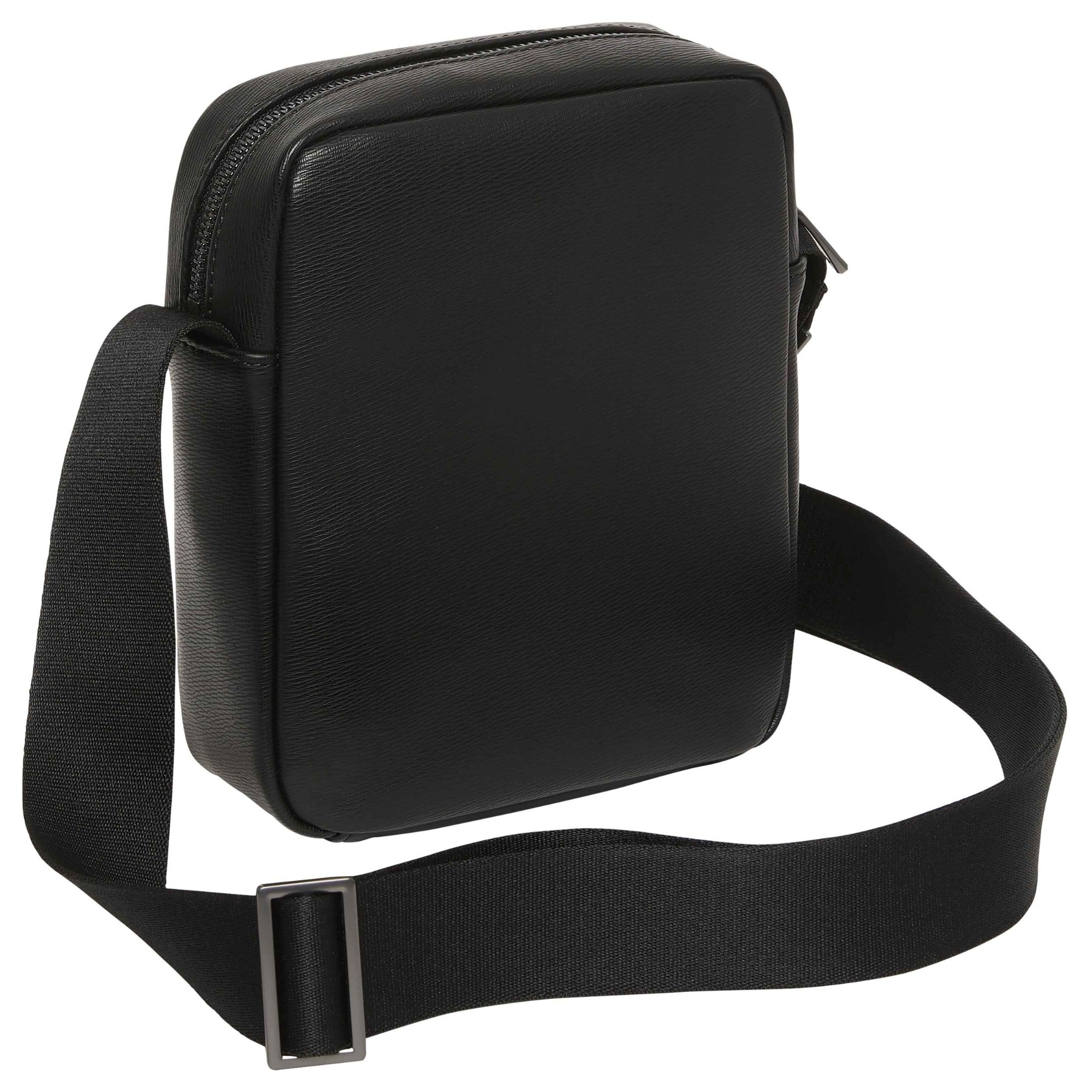 CALVIN KLEIN Rankinė per petį vyrams, Juoda, zip reporter 2