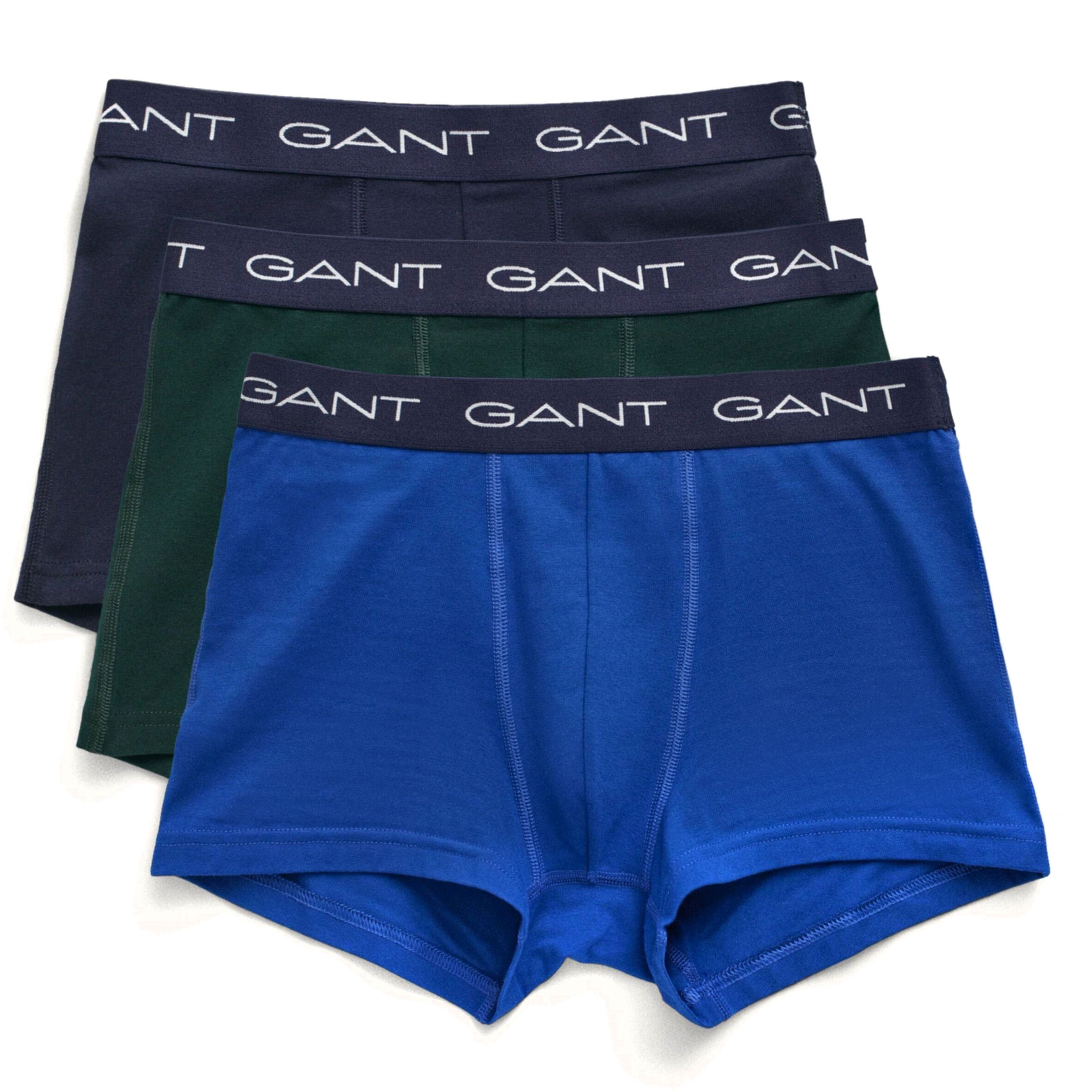 GANT Ilginti apatiniai vyrams, Mėlyna, TRUNK 3-PACK 1