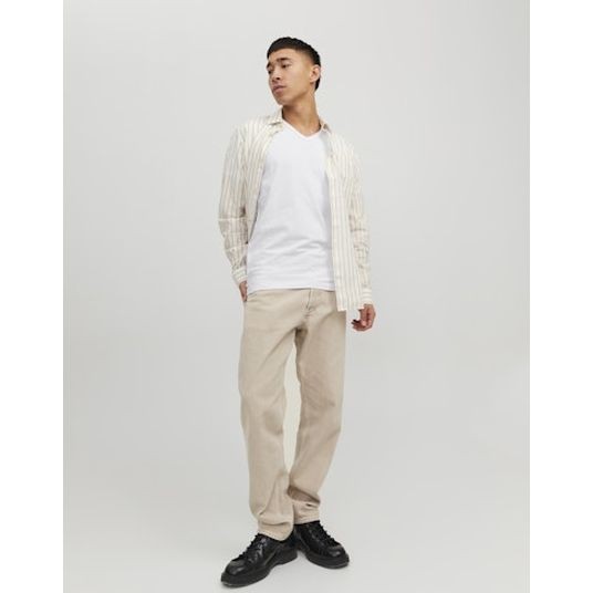 JACK & JONES Marškinėliai vyrams, JJEBASIC V-NECK TEE 5