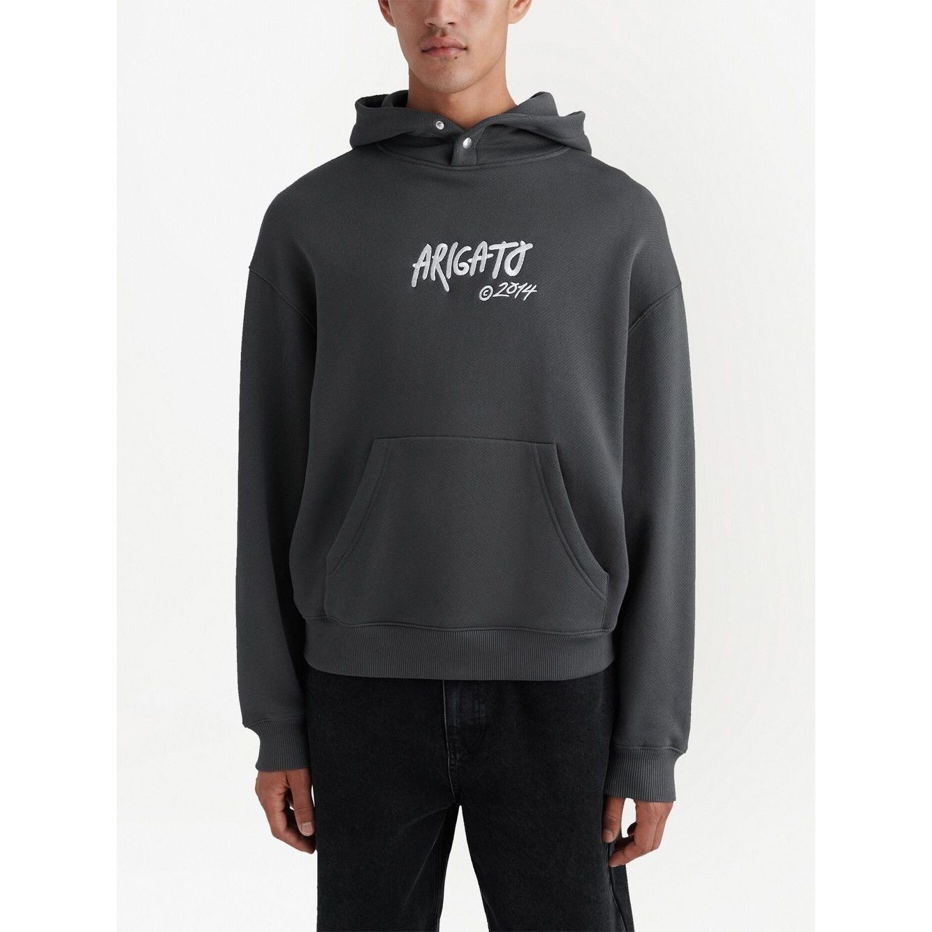 AXEL ARIGATO Džemperis vyrams, Juoda, Arigato Tag Hoodie 2