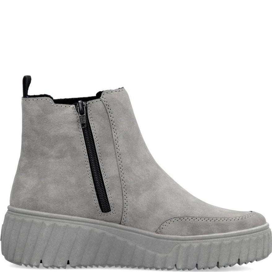 RIEKER Aulinukai moterims, Pilka, Ladies mid height boots 3