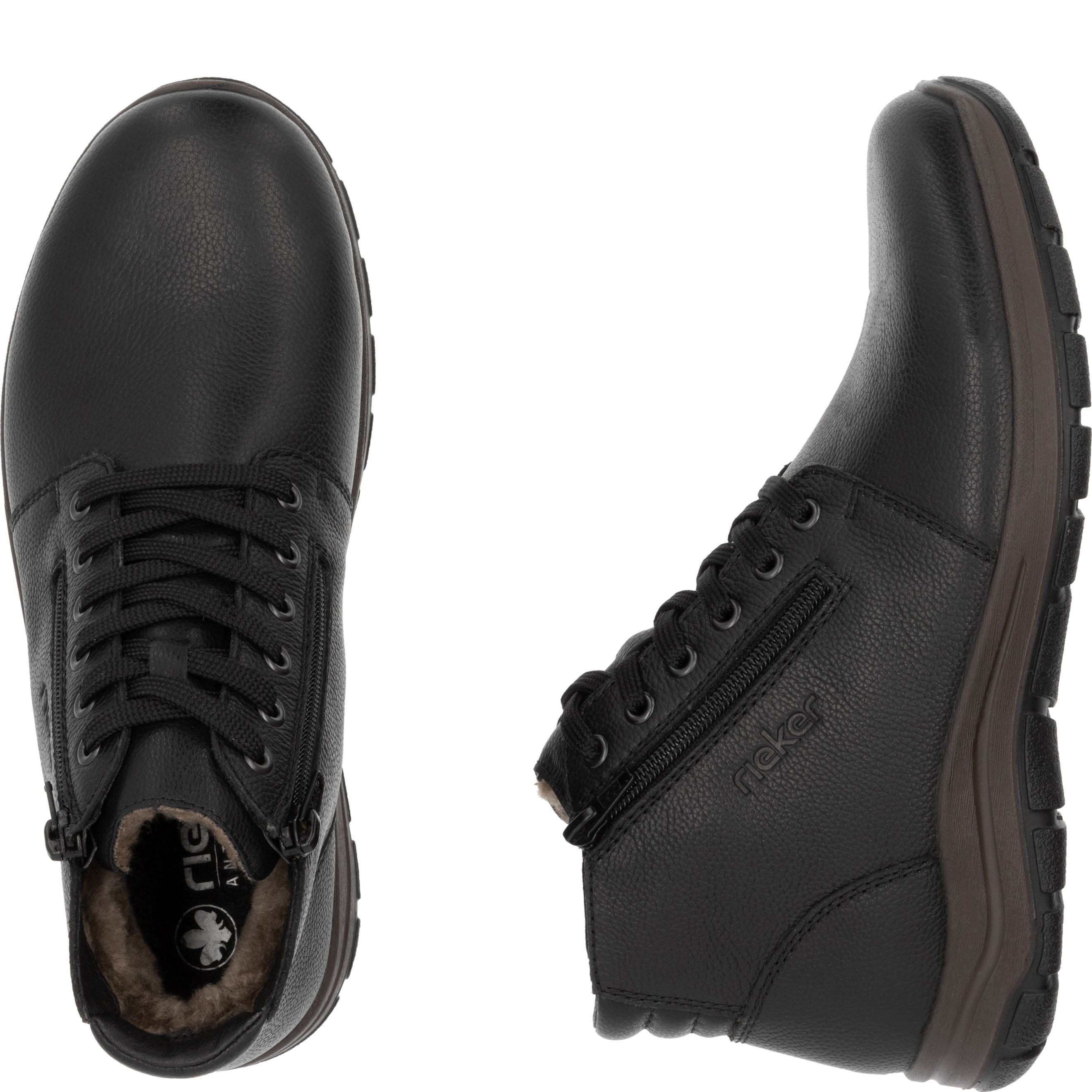 RIEKER Aulinukai vyrams, Juoda, Men's boots 11