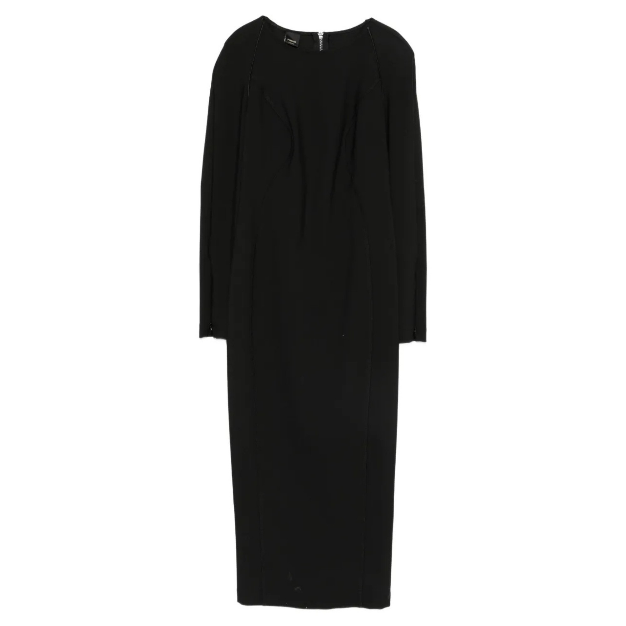 PINKO Midi suknelė moterims, Juoda, Frutta dress