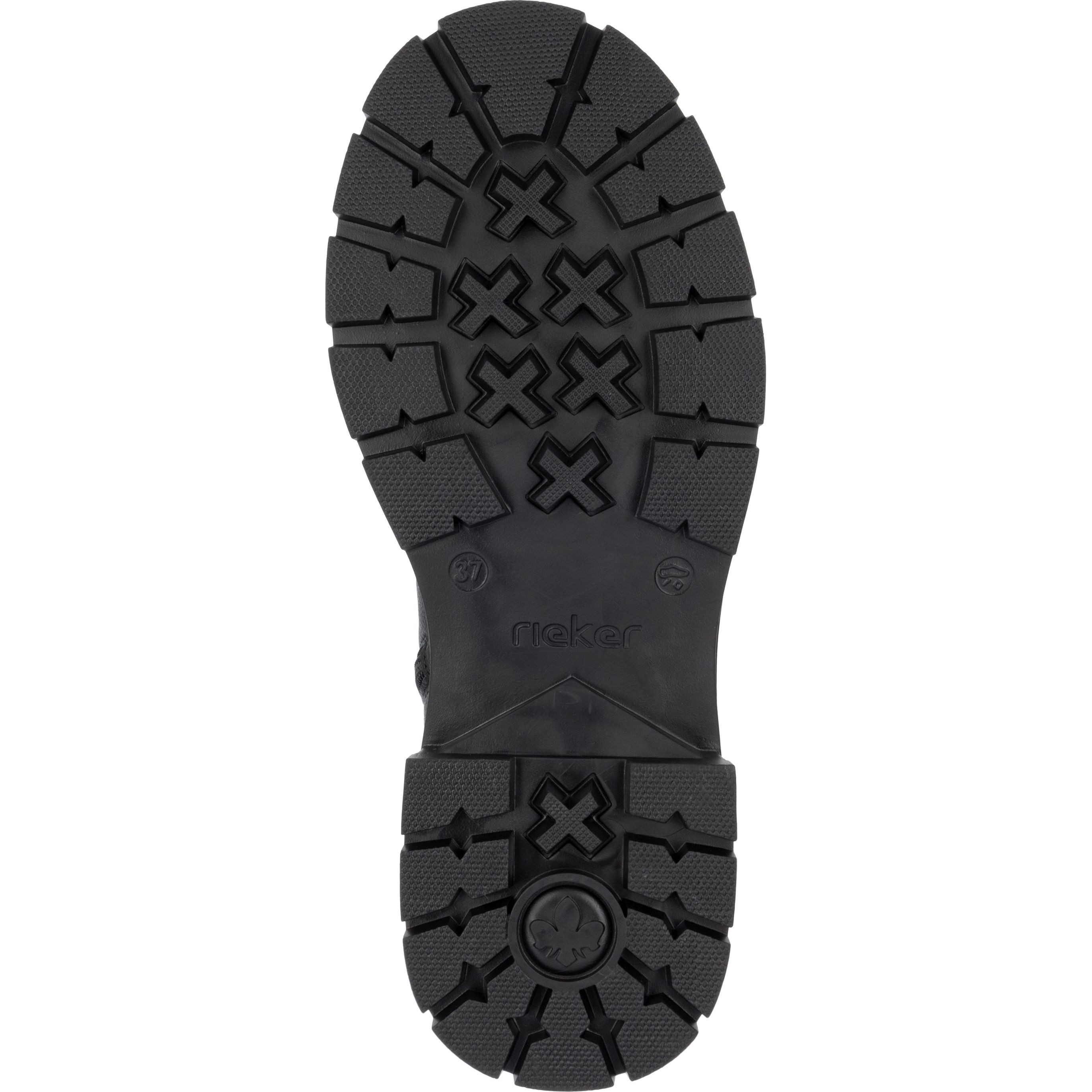 RIEKER Auliniai moterims, Juoda, Ladies' boots 8