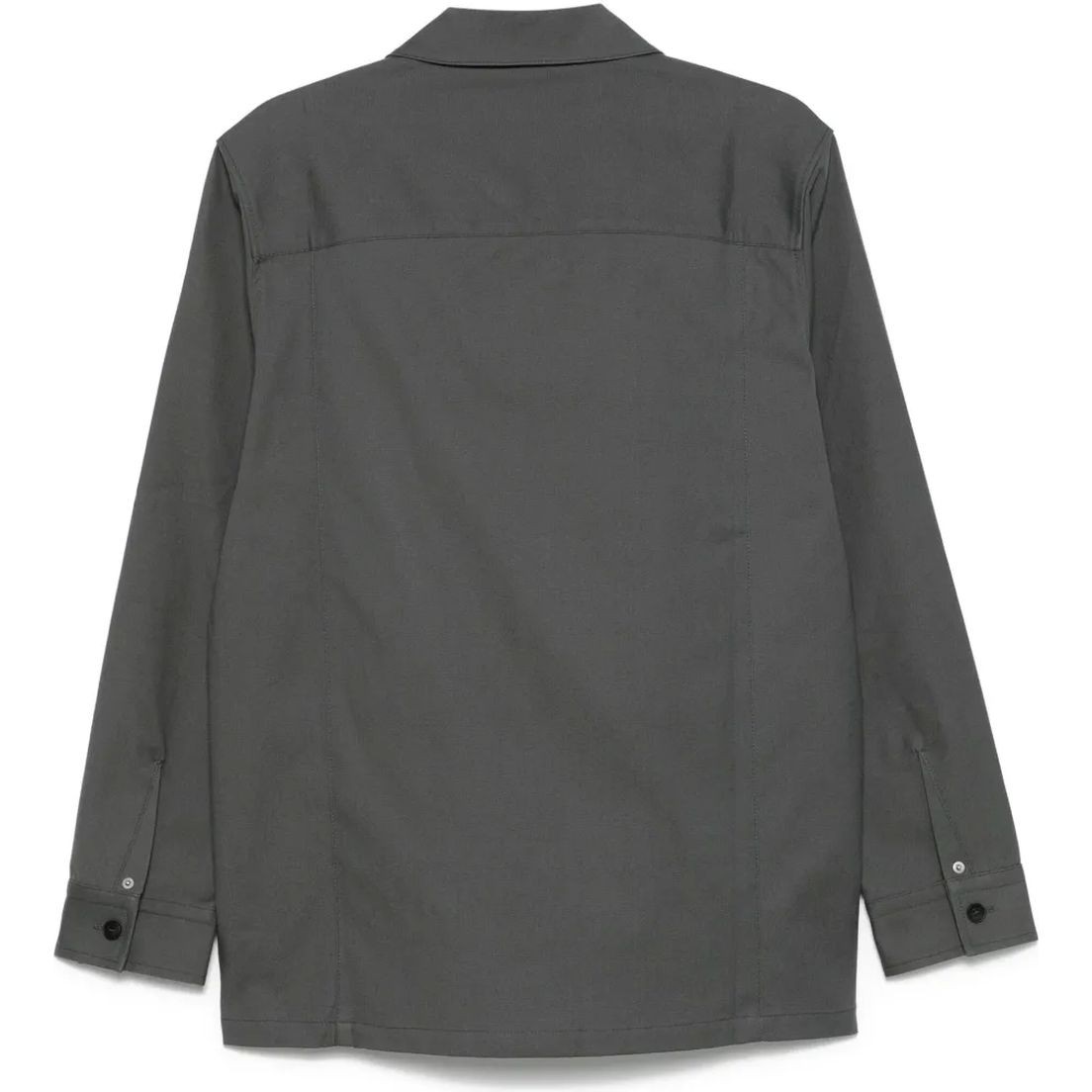 AXEL ARIGATO Marškiniai ilgomis rankovėmis vyrams, Pilka, Rowe canvas overshirt 2