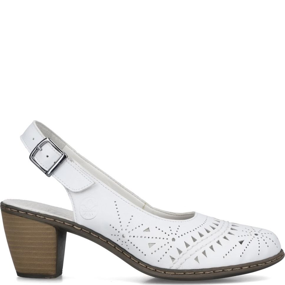 RIEKER Basutės moterims, Balta, Basutės 2